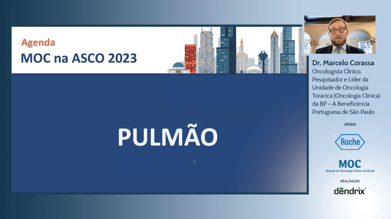 Agenda Pré-ASCO 2023: CÂNCER DE PULMÃO | Dr. Marcelo Corassa