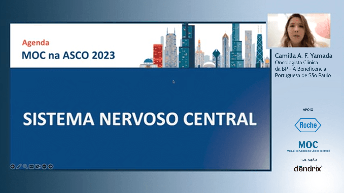 Agenda Pré-ASCO 2023: TUMORES DO SNC | Dra. Camilla Yamada