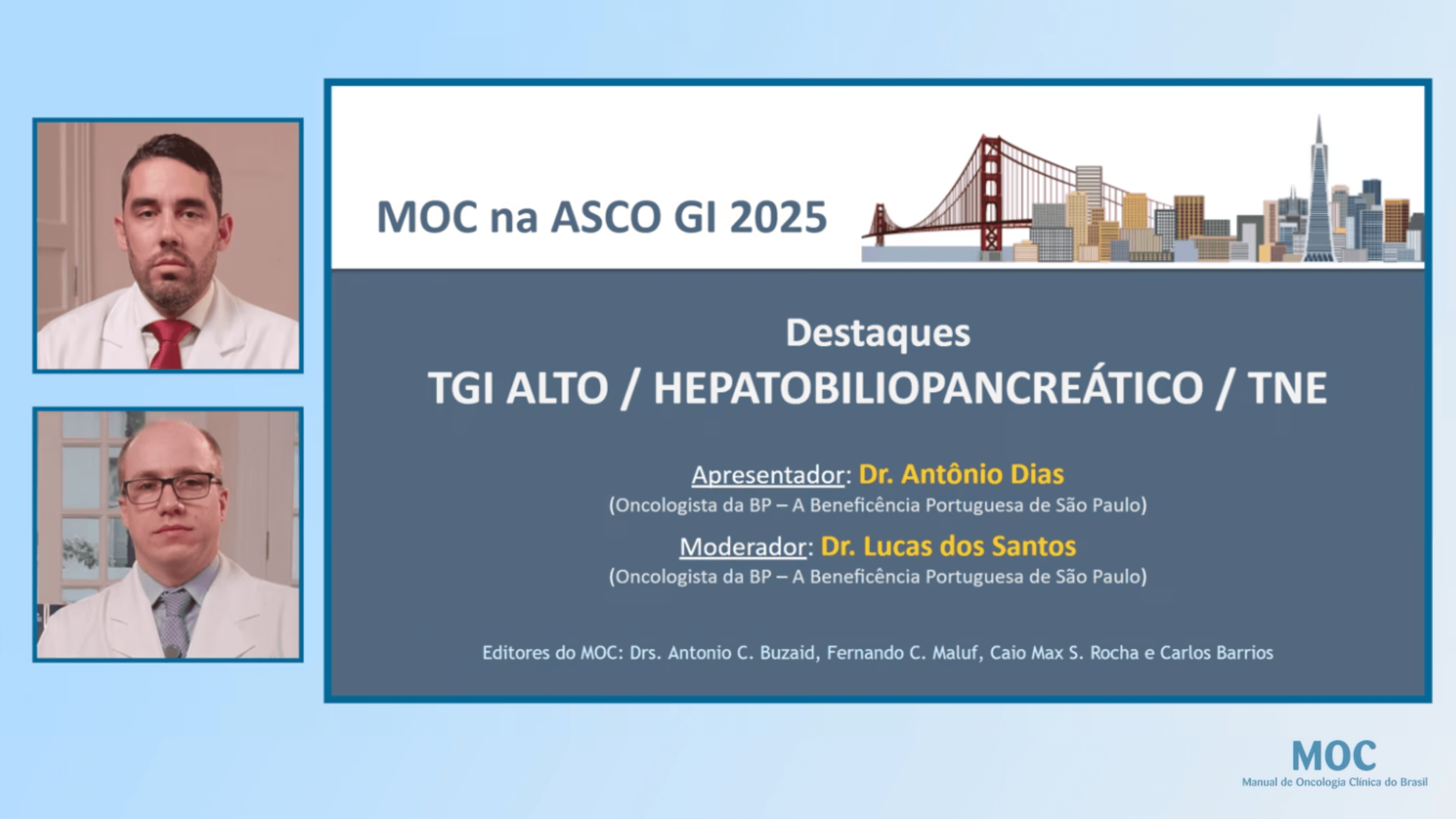 ASCO GI 2025: TGI Alto | Dr. Antônio Dias
