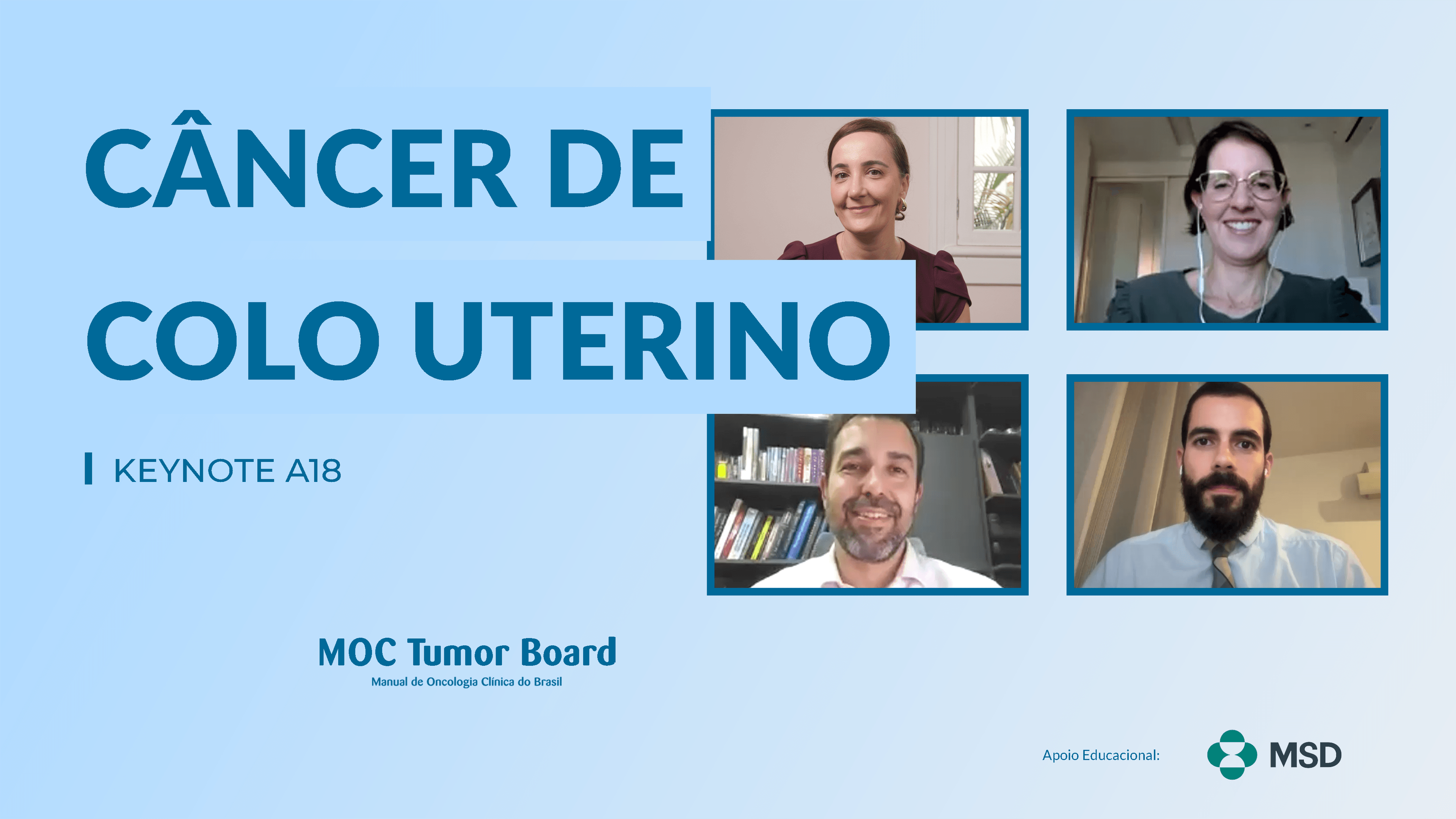 TUMOR BOARD - Câncer de colo uterino